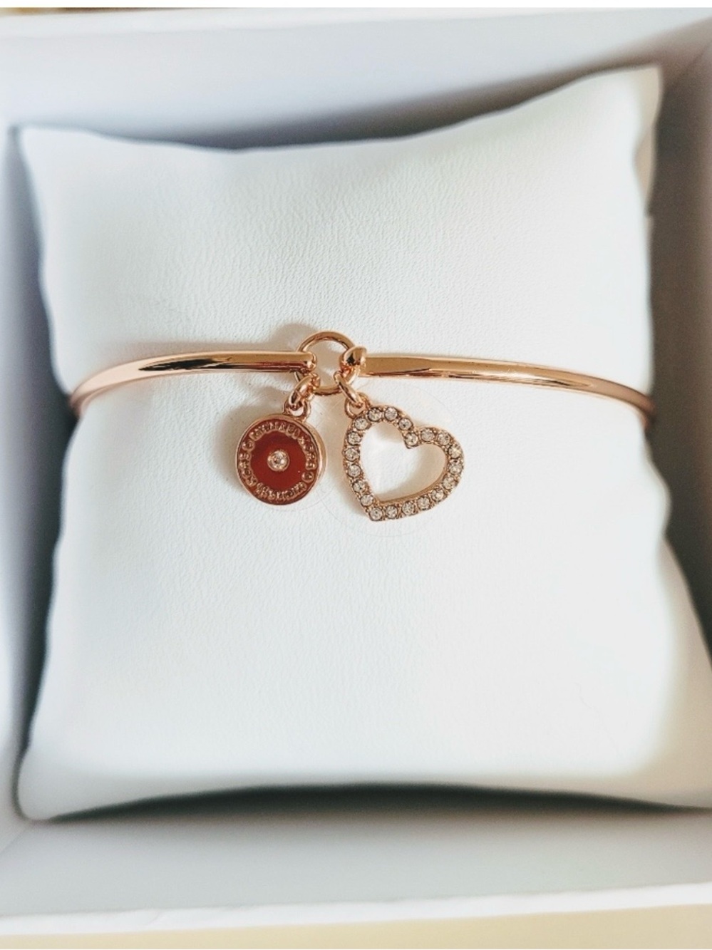 Michael Kors Rose Gold Slim Bangle Bracelet